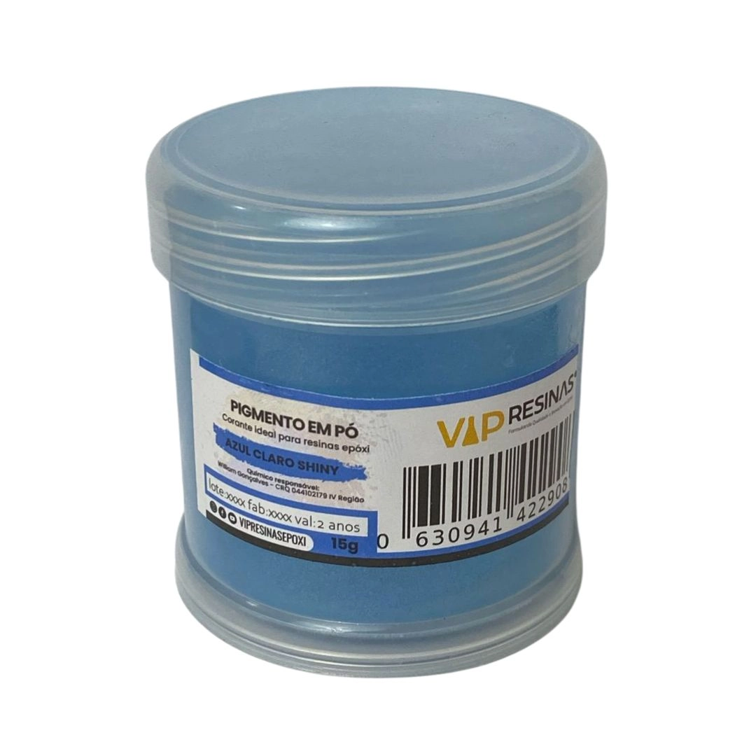 Kit 10 Pigmentos Epóxi Em Pó P/resinas Cores Shiny 15g cada Vip Resinas