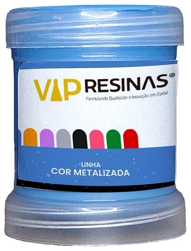 Kit 8 Pigmento Epóxi Pasta Metalizadas Coloridas Resina 50g