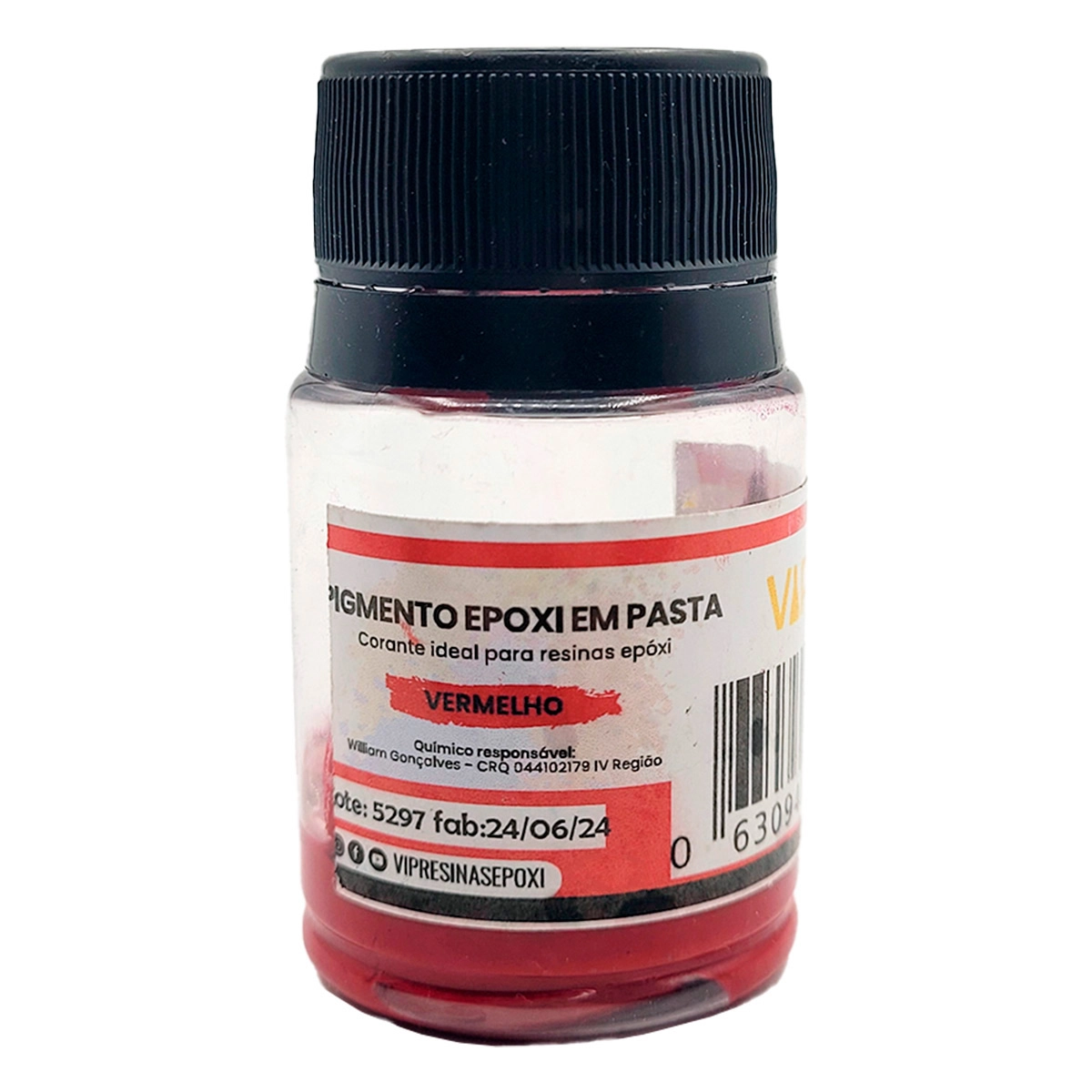 Pigmento Epóxi P/Resina Pasta Cores Sólidas 50g Vip Resinas