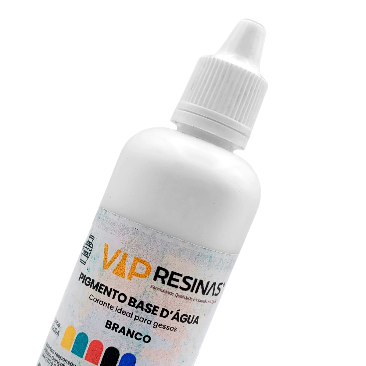 Corante Líquido P/ Resina Gesso 50g Pigmento Epóxi VipResina