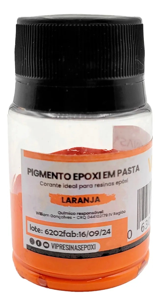Pigmento Epóxi em Pasta – Cores Sólidas: Kit Completo 8 Cores (Vip Resinas)