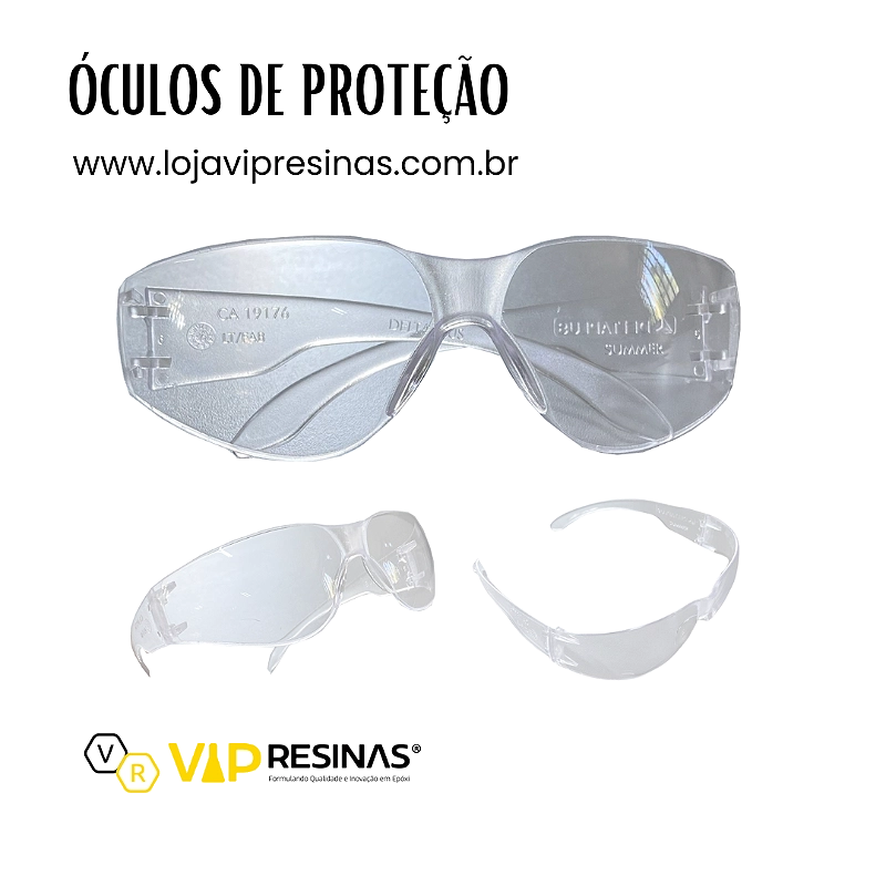 Óculos de Proteção Para Resinagem Epi Vip Resinas