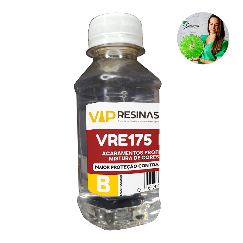 Resina Alta Viscosidade+ Endurecedor Uv VR175 150g VipResina