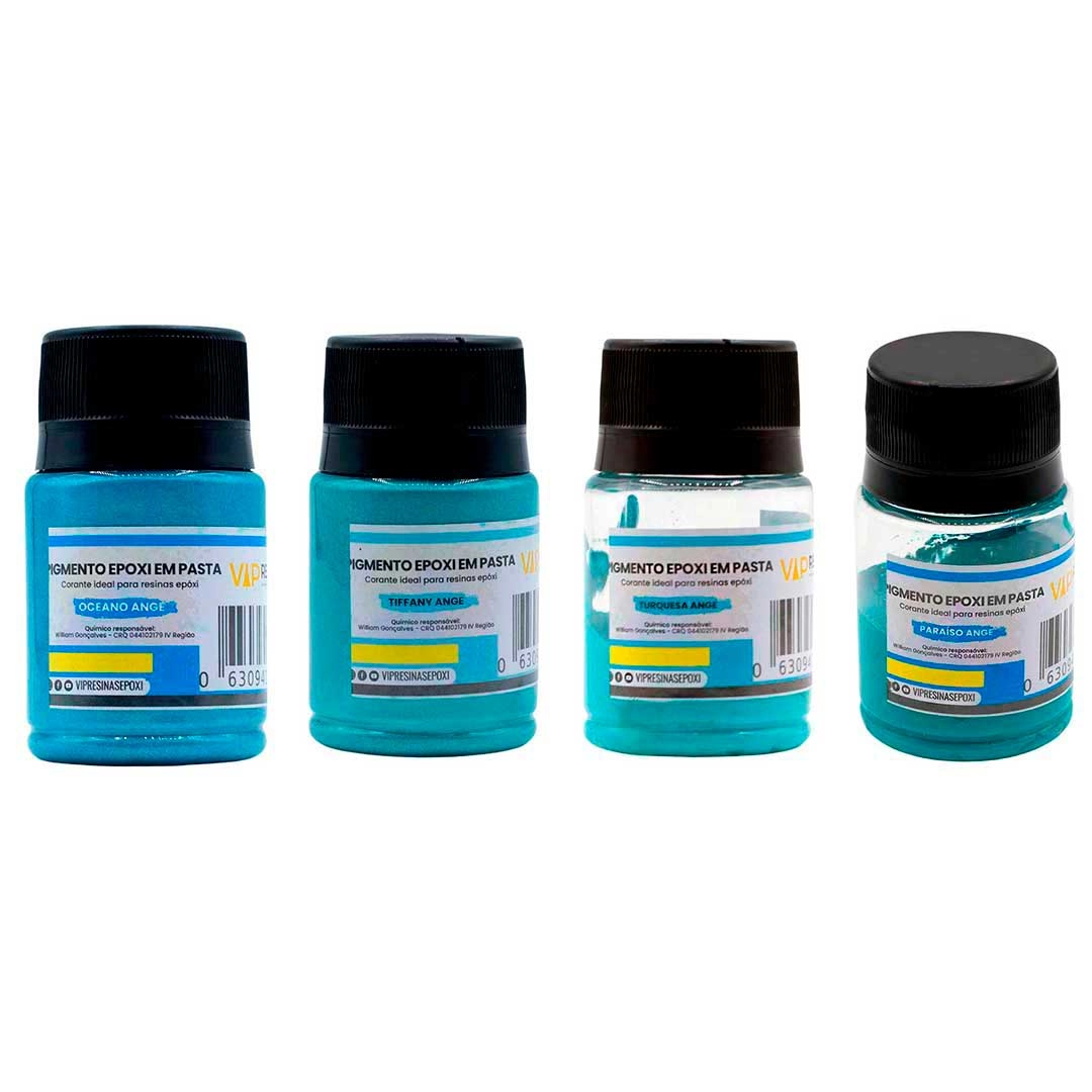 Pigmento Epóxi Pasta Corante Cores Ange 25g Vip Resinas