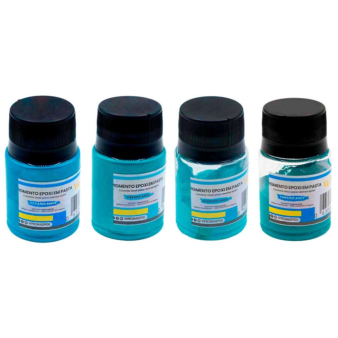 Pigmento Epóxi Pasta Corante Cores Ange 25g Vip Resinas