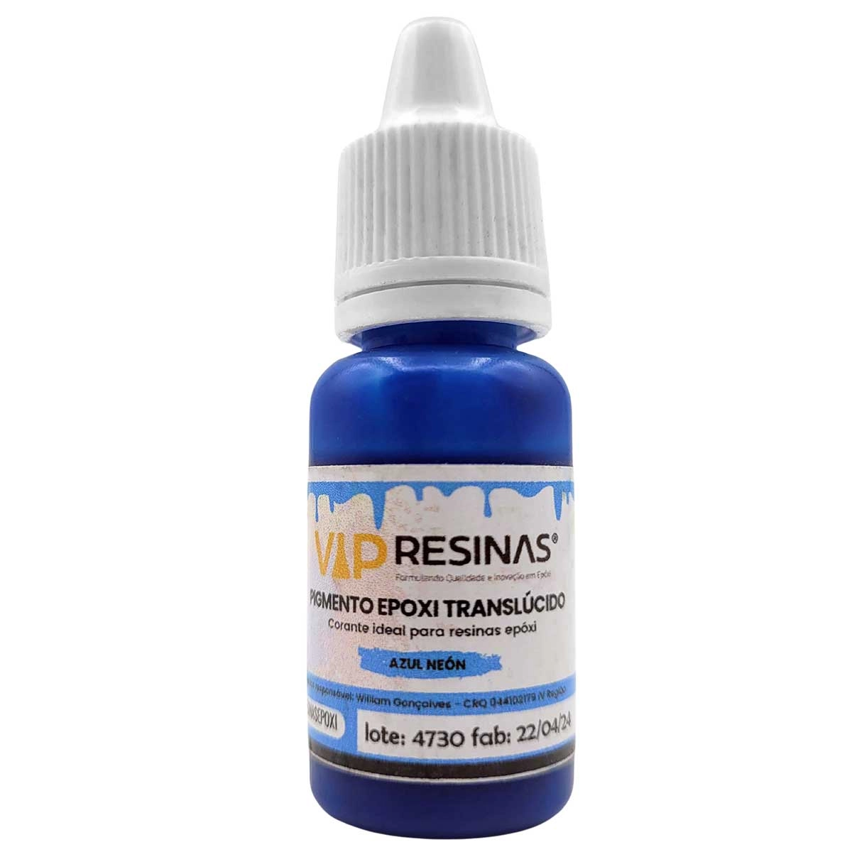 Pigmento Epóxi Translúcido Neon 10g Cores Avulsas VipResinas