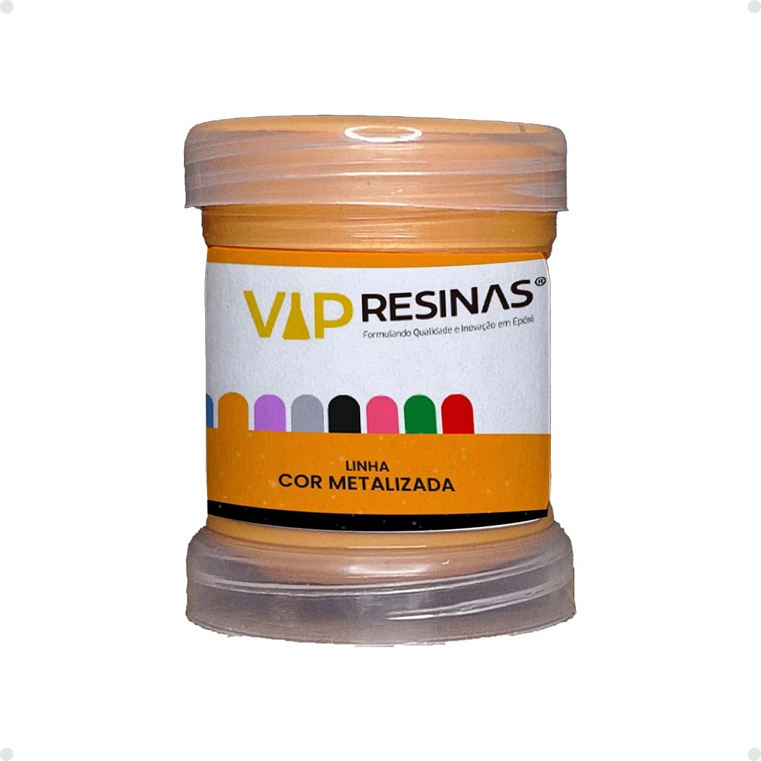Pigmento Epóxi P/Resina Pasta 25g Cor Metalizada Vip resinas