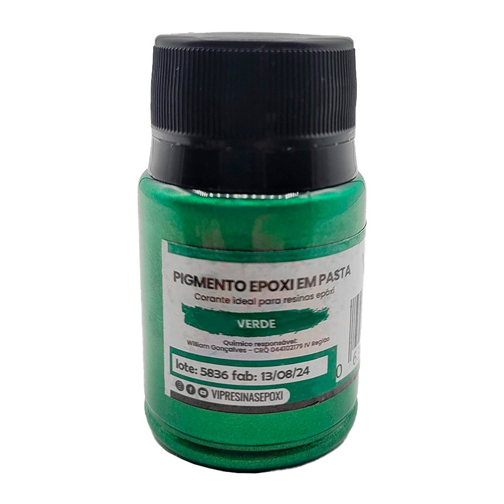 Pigmento Epóxi P/Resina Pasta 50g Cor Metalizada Vipresina Pigmento Epóxi P/Resina Pasta 50g Cor Metalizada Vipresina