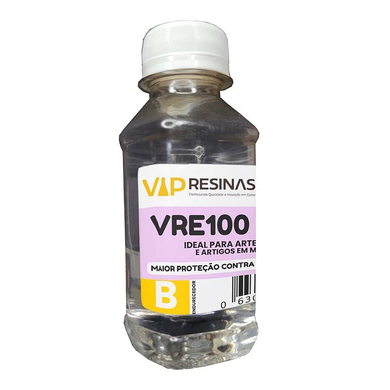 Vidro Líquido Epóxi Proteção UV VR100 P/Resinas VipResinas