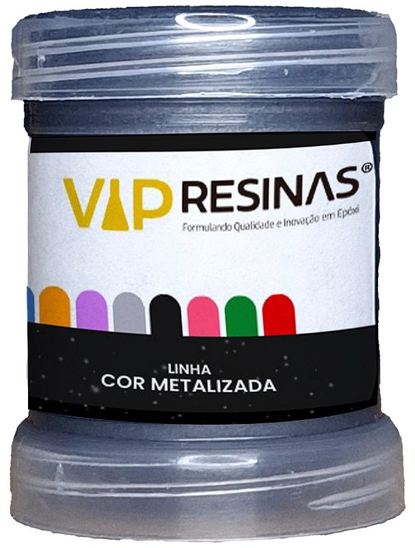 Kit 8 Pigmento Epóxi Pasta Metalizadas Coloridas Resina 50g