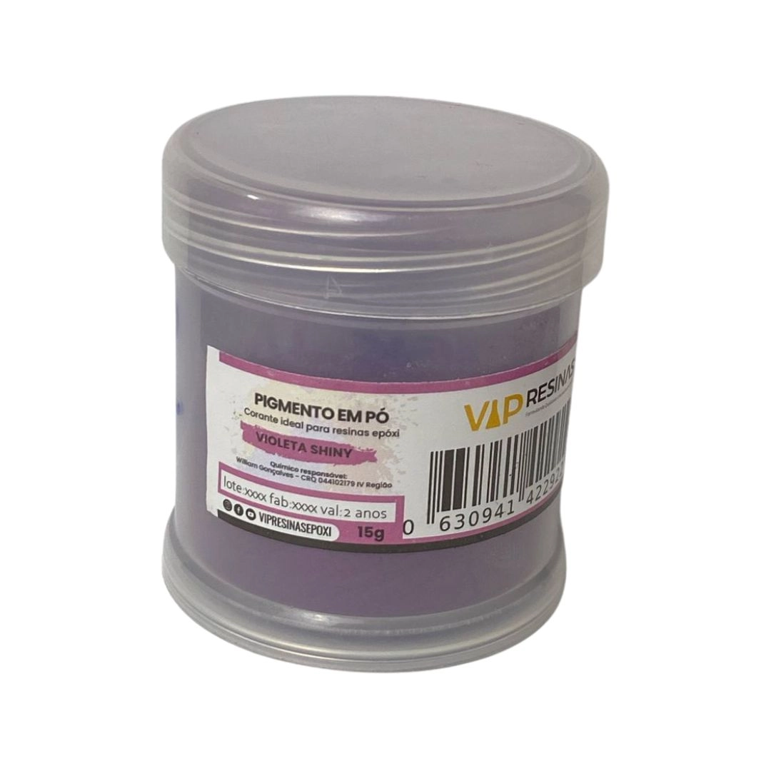 Kit 10 Pigmentos Epóxi Em Pó P/resinas Cores Shiny 15g cada Vip Resinas