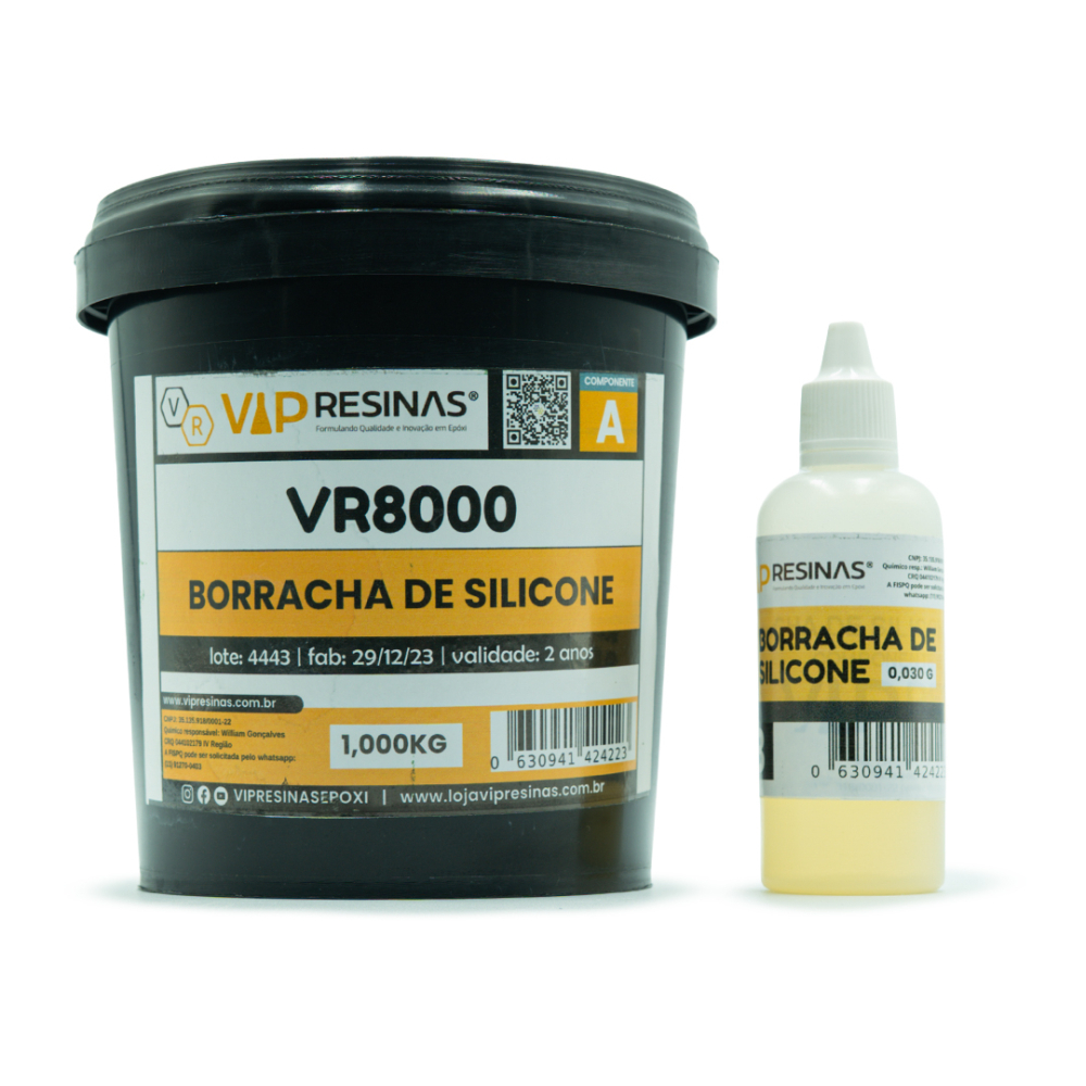 Borracha de Silicone Branca Líquida Molde Forma VR8000