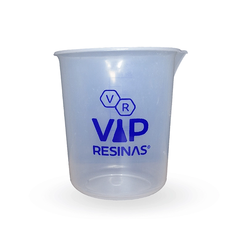 Recipiente Graduado Para Mistura Becker 250ml Vip Resinas