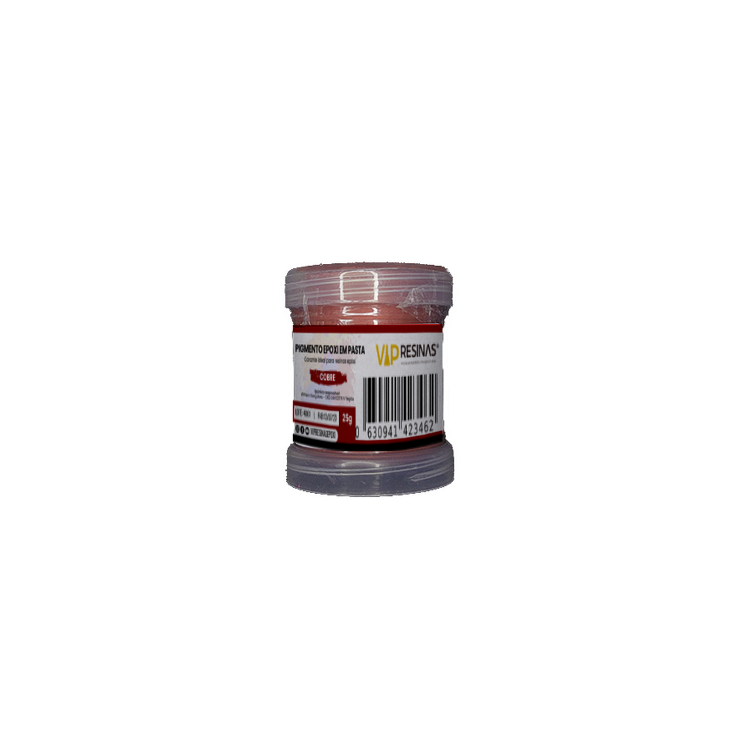 Pigmento Epóxi P/Resina Pasta 25g Cor Metalizada Vip resinas