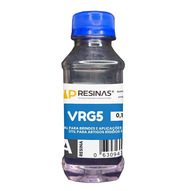 Resina Epóxi Rígida + Endurecedor VRG5 145g Baixa Espessura