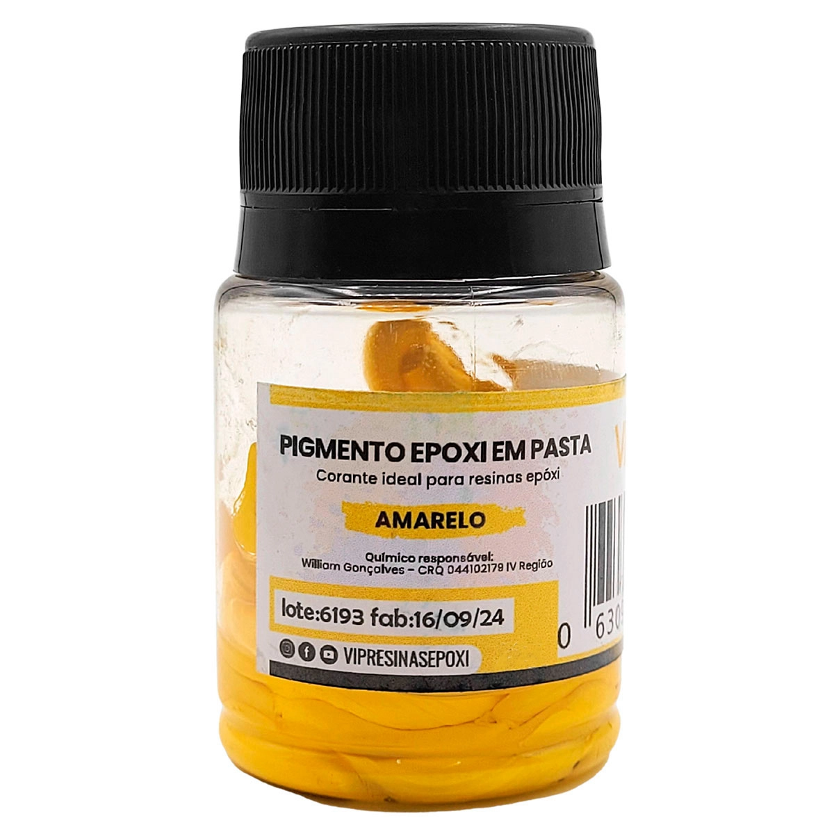 Pigmento Epóxi P/Resina Pasta 100g Cores Sólidas Vipresinas