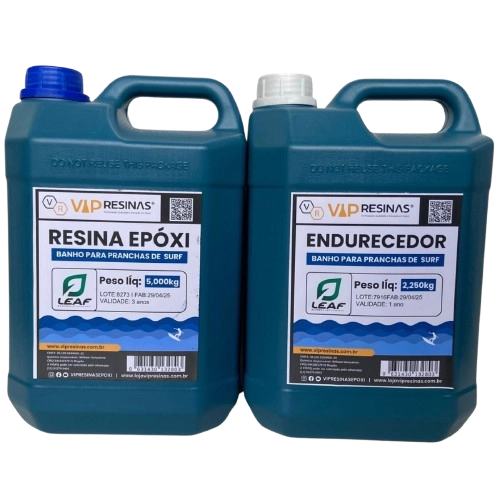 RESINA PARA BANHO DE PRANCHAS DE SURF - 7,25kg