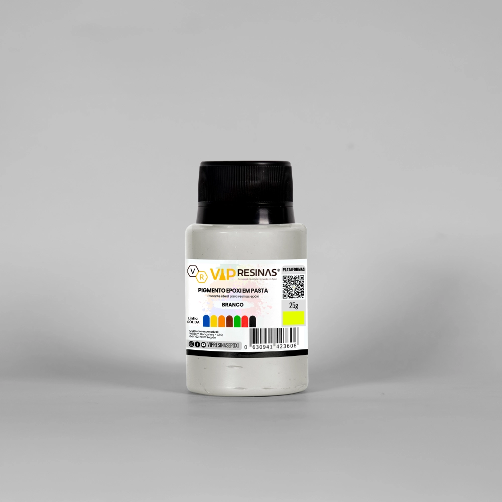 Pigmento Epóxi P/Resina Pasta Cores Sólidas 25g Vip Resinas