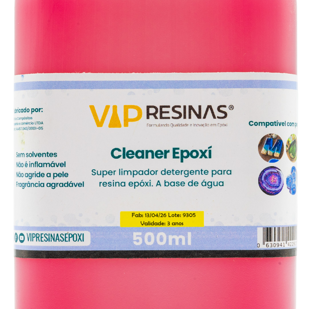 Removedor Epoxi 500ml Detergente Para Resina Resíduos Tintas Removedor Epoxi 500ml Detergente Para Resina Resíduos Tintas