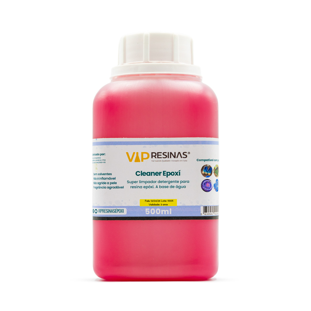 Removedor Epoxi 500ml Detergente Para Resina Resíduos Tintas