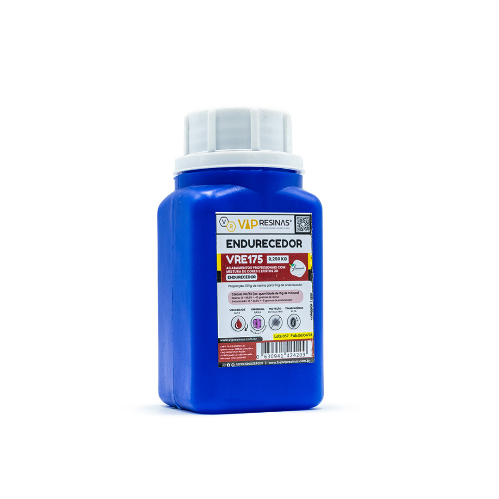 Resina Alta Viscosidade+ Endurecedor Uv VR175 750g VipResina Resina Alta Viscosidade+ Endurecedor Uv VR175 750g VipResina