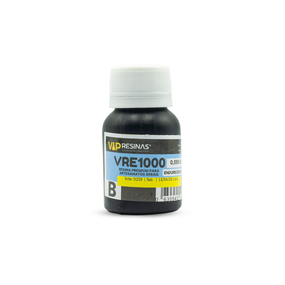 Resina Epóxi + Endurecedor Uv VR1000 150g Baixa Espessura Resina Epóxi + Endurecedor Uv VR1000 150g Baixa Espessura
