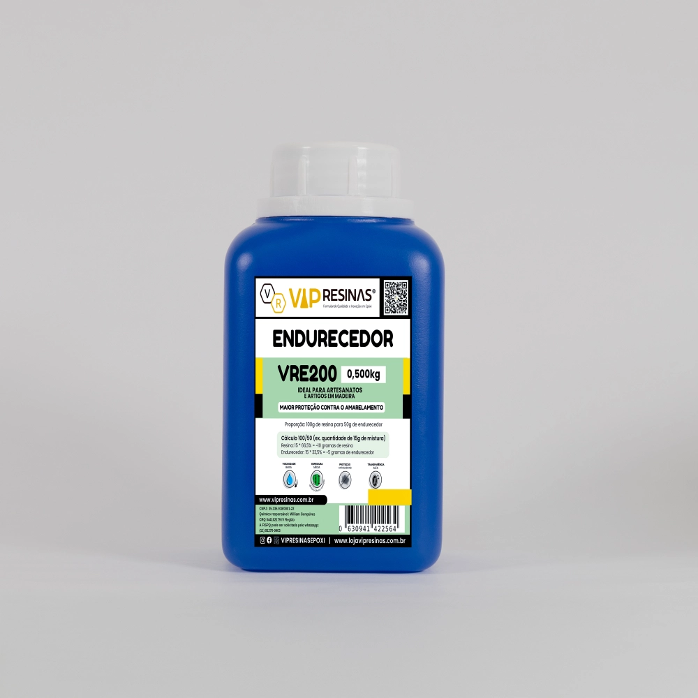 Resina Epóxi + Endurecedor UV VR200 1,5kg Média Espessura