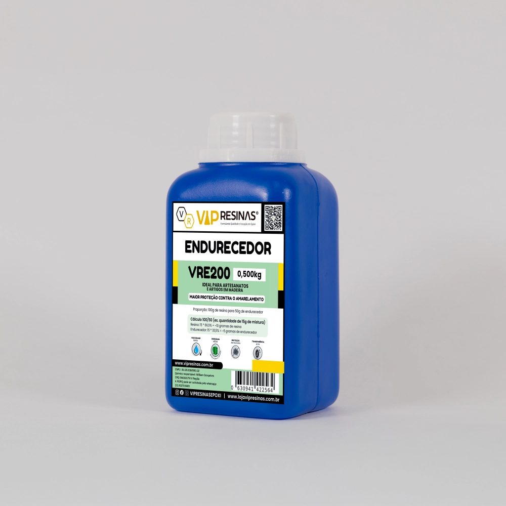 Resina Epóxi + Endurecedor UV VR200 1,5kg Média Espessura