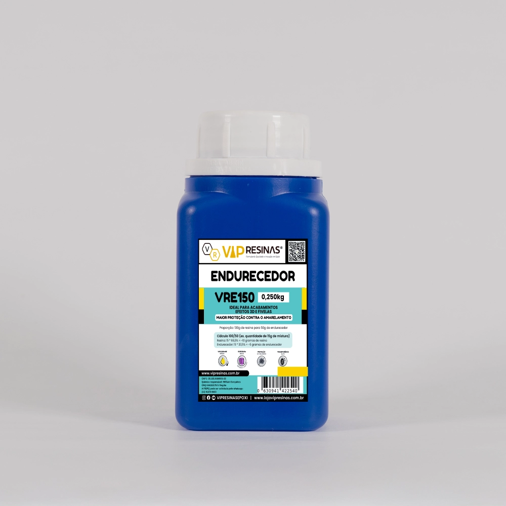 Resina Epóxi + Endurecedor Vr150 Uv 0,750kg Baixa Espessura