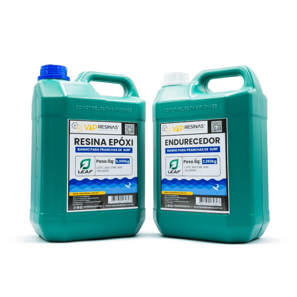 RESINA PARA BANHO DE PRANCHAS DE SURF - 7,25kg