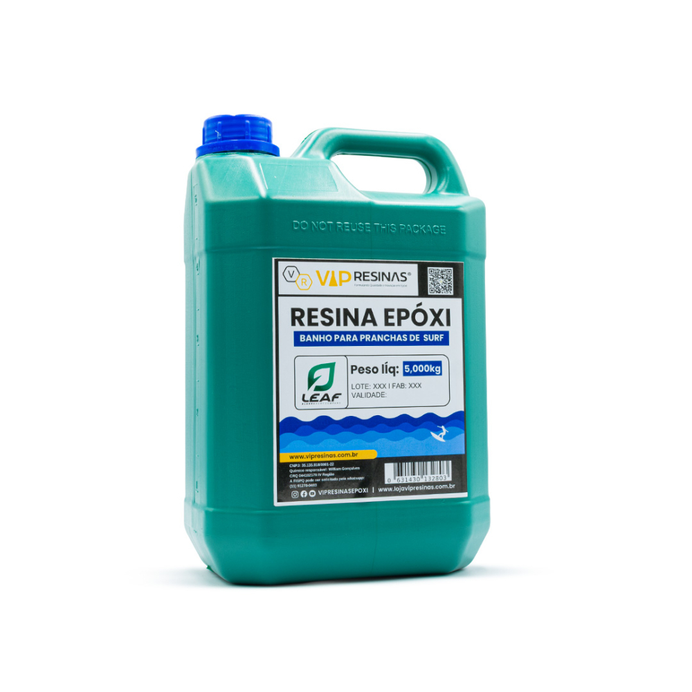 RESINA PARA BANHO DE PRANCHAS DE SURF - 7,25kg