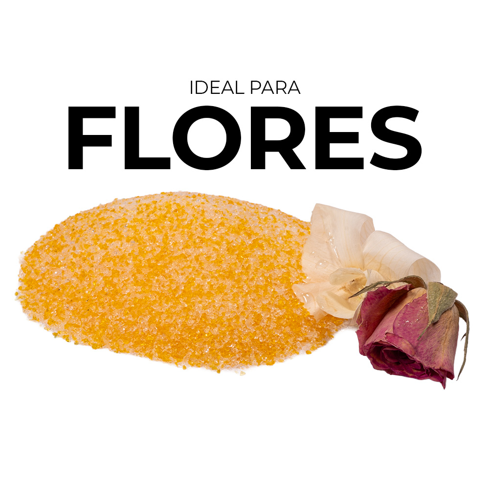 Sílica Gel 1kg para Desidratação de Flores