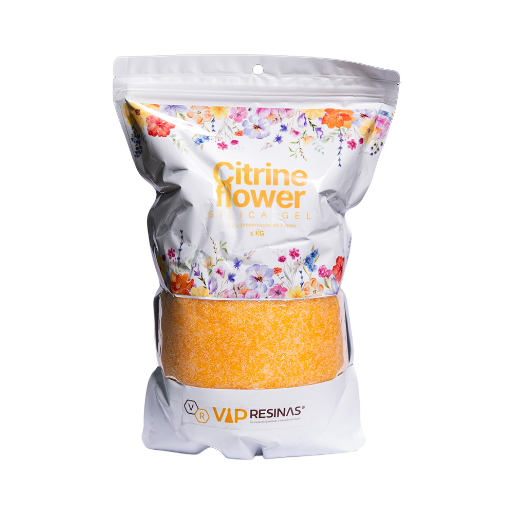 Sílica Gel 1kg para Desidratação de Flores