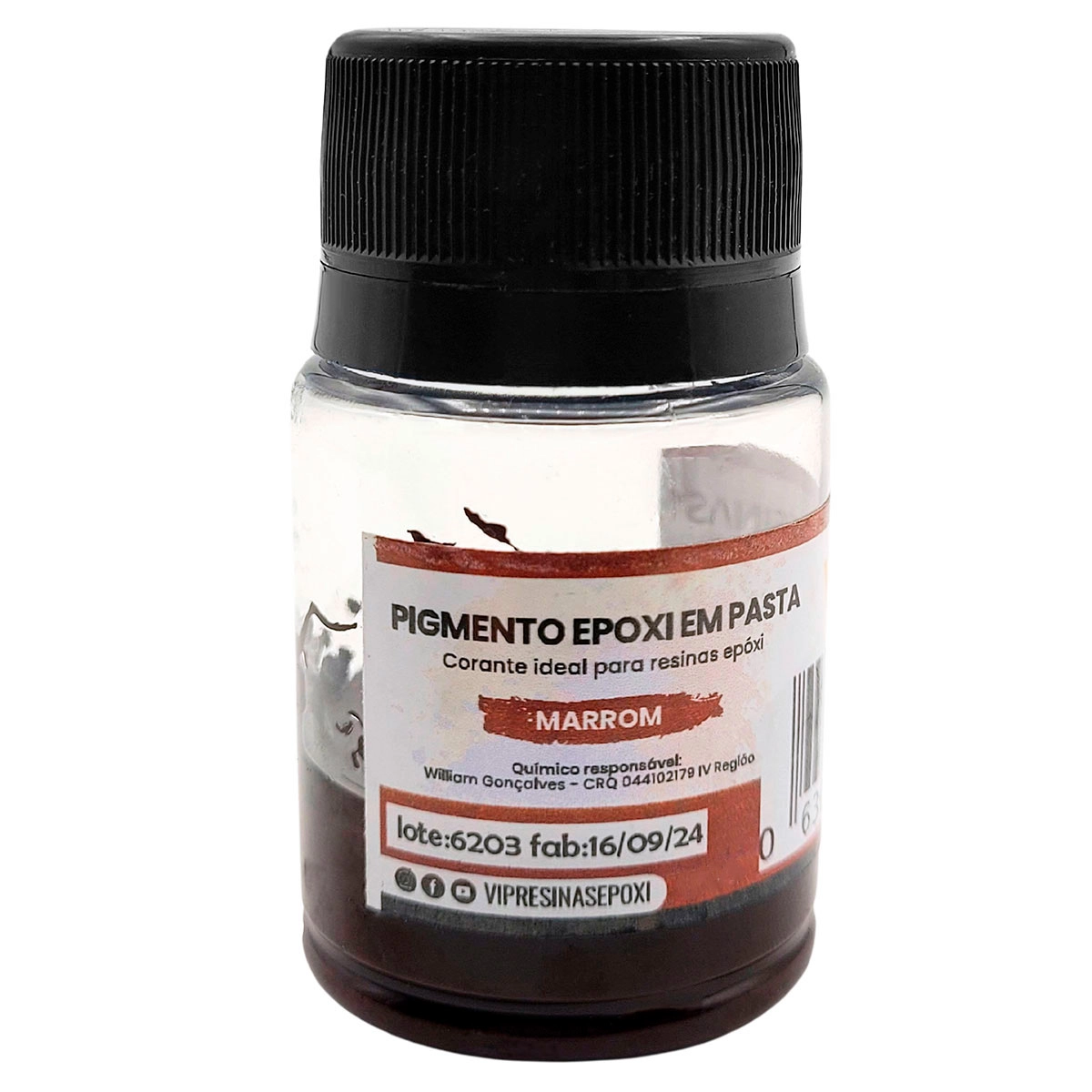 Pigmento Epóxi P/Resina Pasta 100g Cores Sólidas Vipresinas