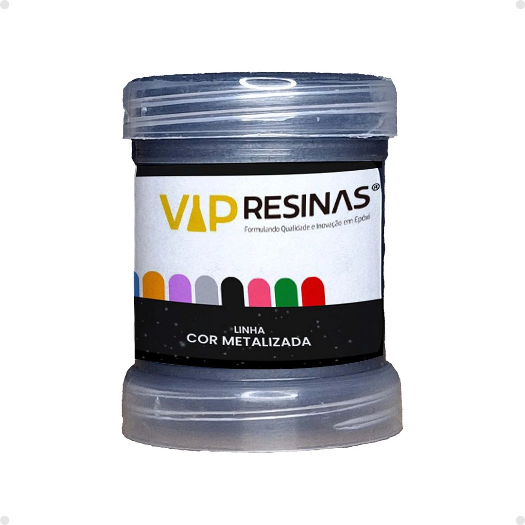 Pigmento Epóxi P/Resina Pasta 25g Cor Metalizada Vip resinas