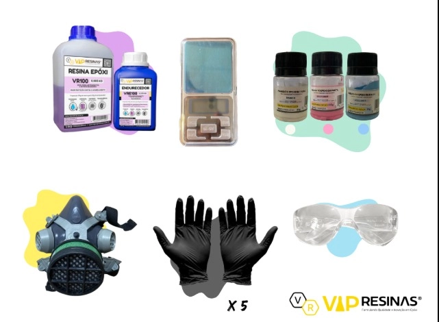 KIT 13 - Kit iniciante Mary 2 | @atelie_arteresinaa (Vip Resinas)