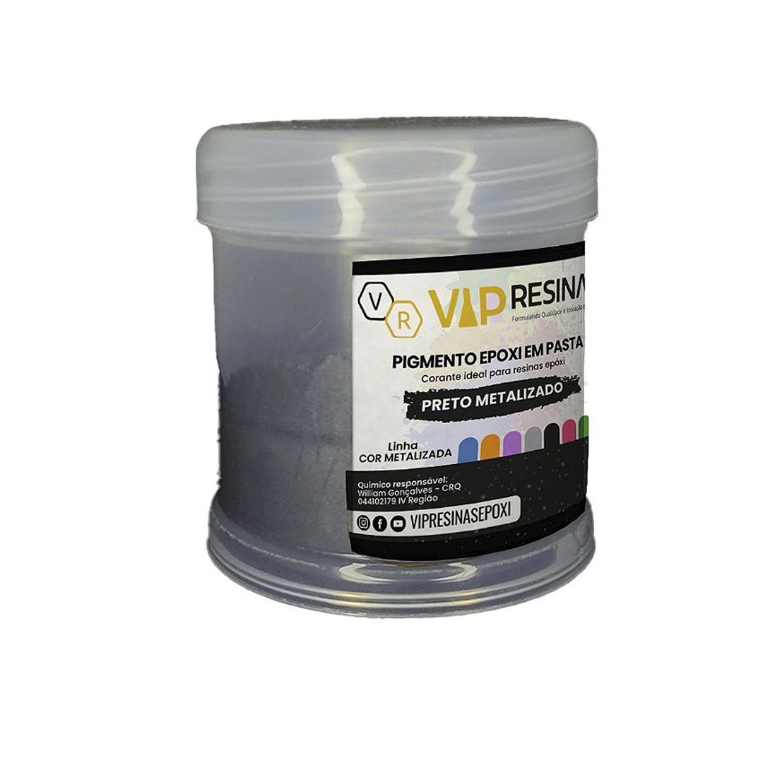 Pigmento Epóxi P/Resina Pasta 50g Cor Metalizada Vipresina Pigmento Epóxi P/Resina Pasta 50g Cor Metalizada Vipresina