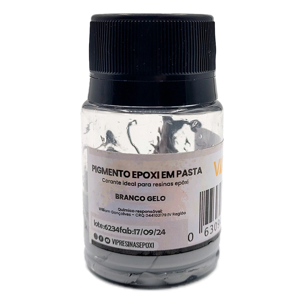 Kit 8 Pigmento Epóxi Em Pasta Cores Light 50g Vip Resinas