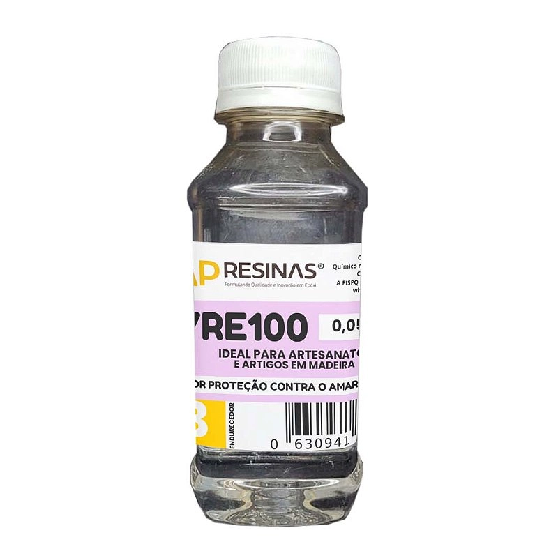 Vidro Líquido Epóxi Proteção UV VR100 P/Resinas VipResinas