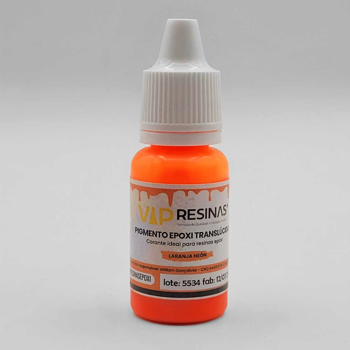 Pigmento Epóxi Translúcido Neon 10g Cores Avulsas VipResinas