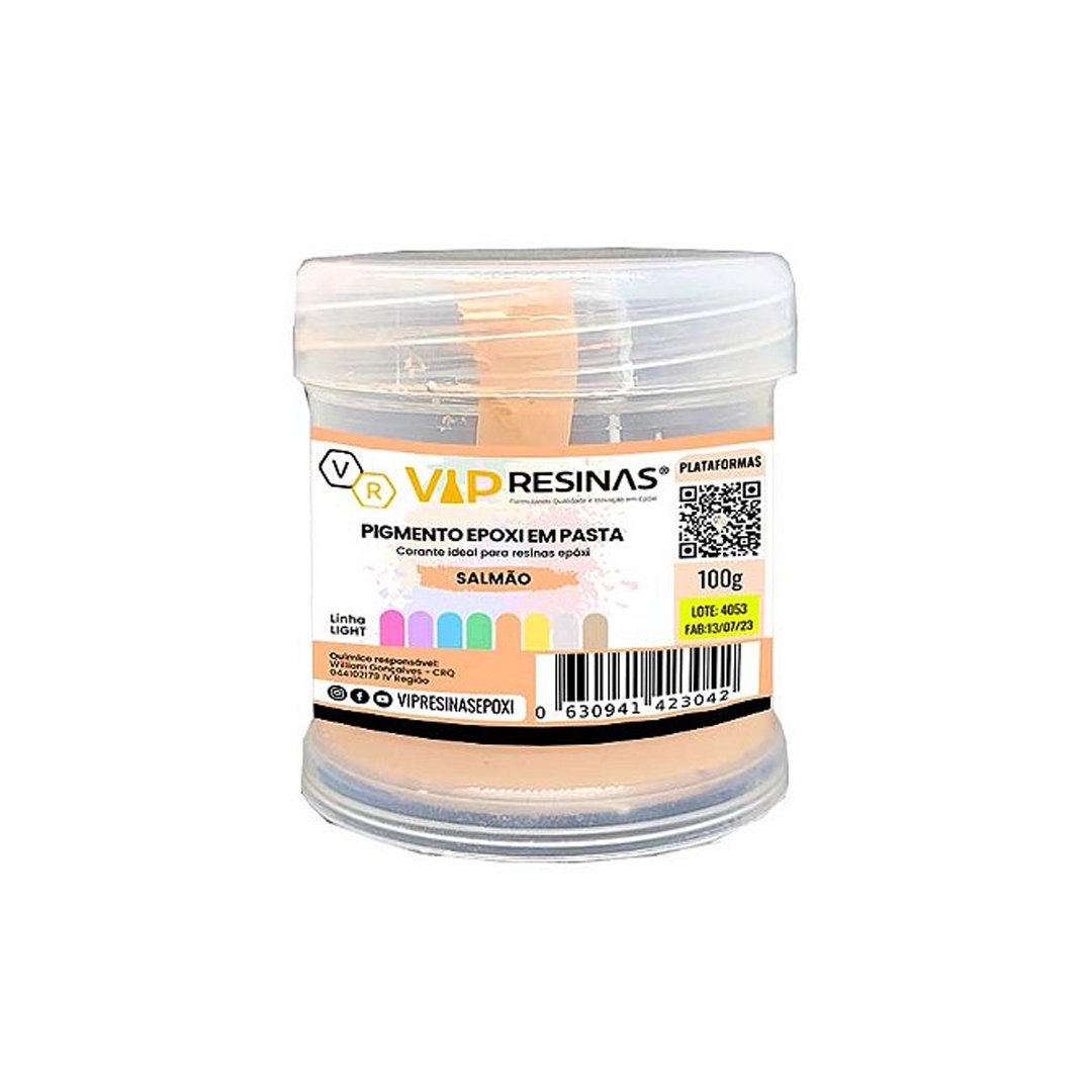 Pigmento Epóxi P/Resina Em Pasta 50g Cores Light Vipresinas