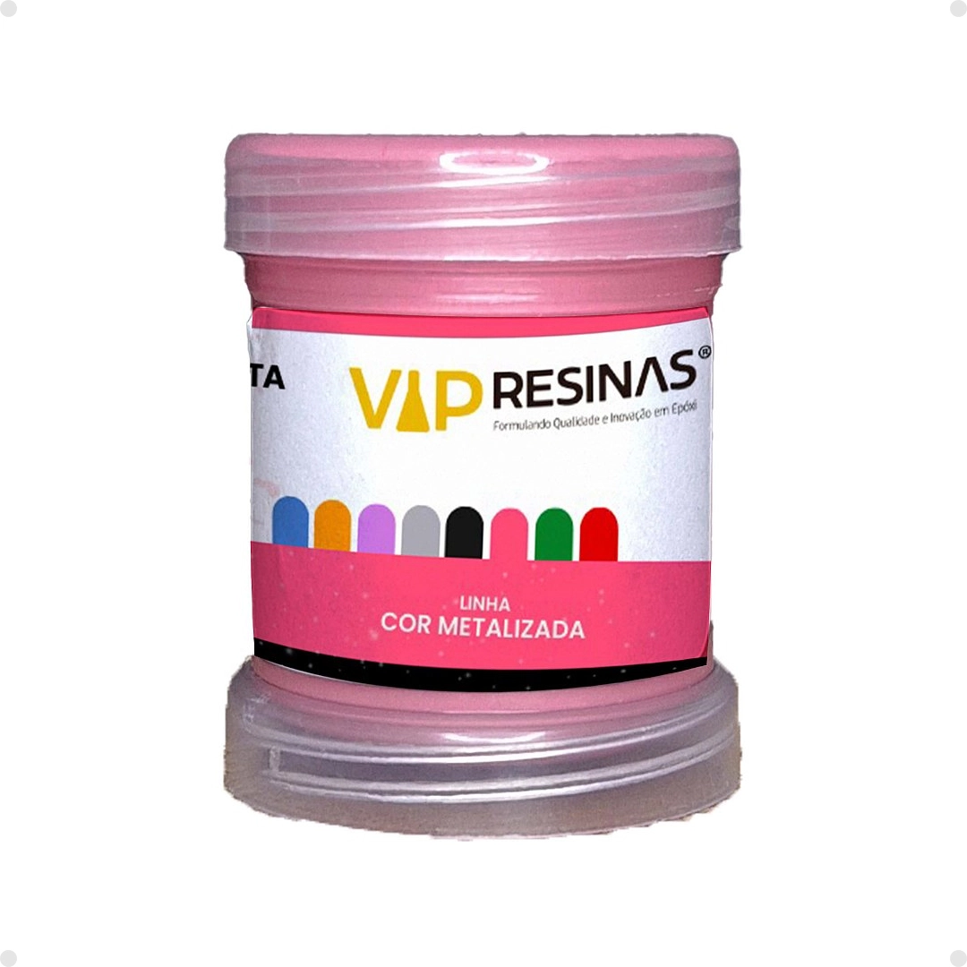 Pigmento Epóxi P/Resina Pasta 25g Cor Metalizada Vip resinas