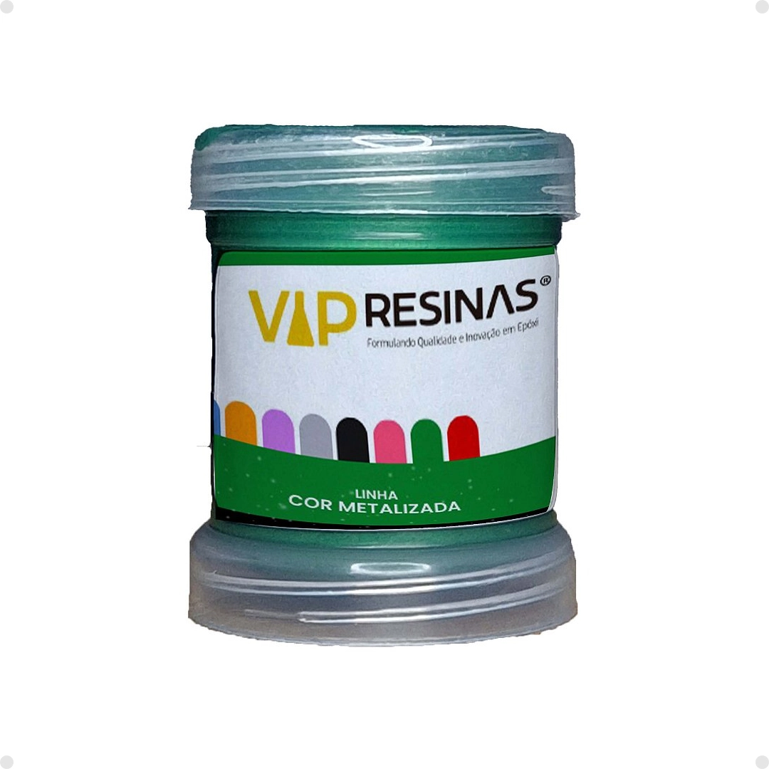 Pigmento Epóxi P/Resina Pasta 25g Cor Metalizada Vip resinas
