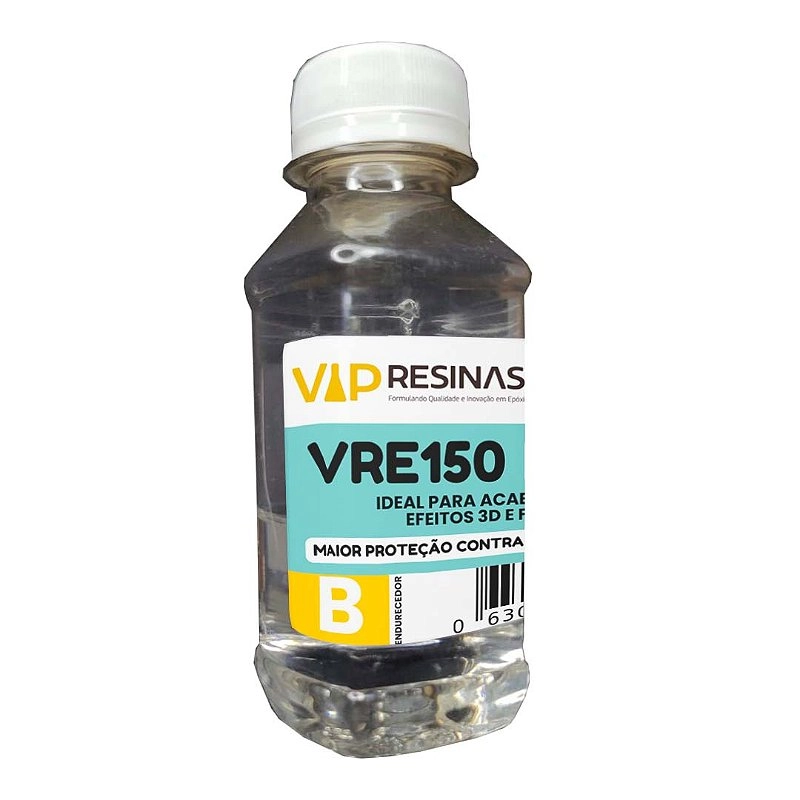 Resina Epóxi + Endurecedor UV VR150 150g Média Viscosidade