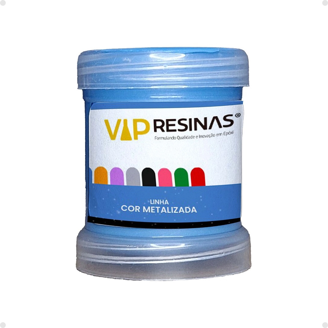 Pigmento Epóxi P/Resina Pasta 25g Cor Metalizada Vip resinas