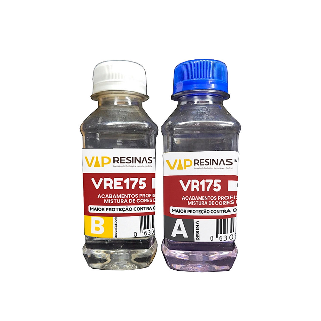 Resina Alta Viscosidade+ Endurecedor Uv VR175 150g VipResina