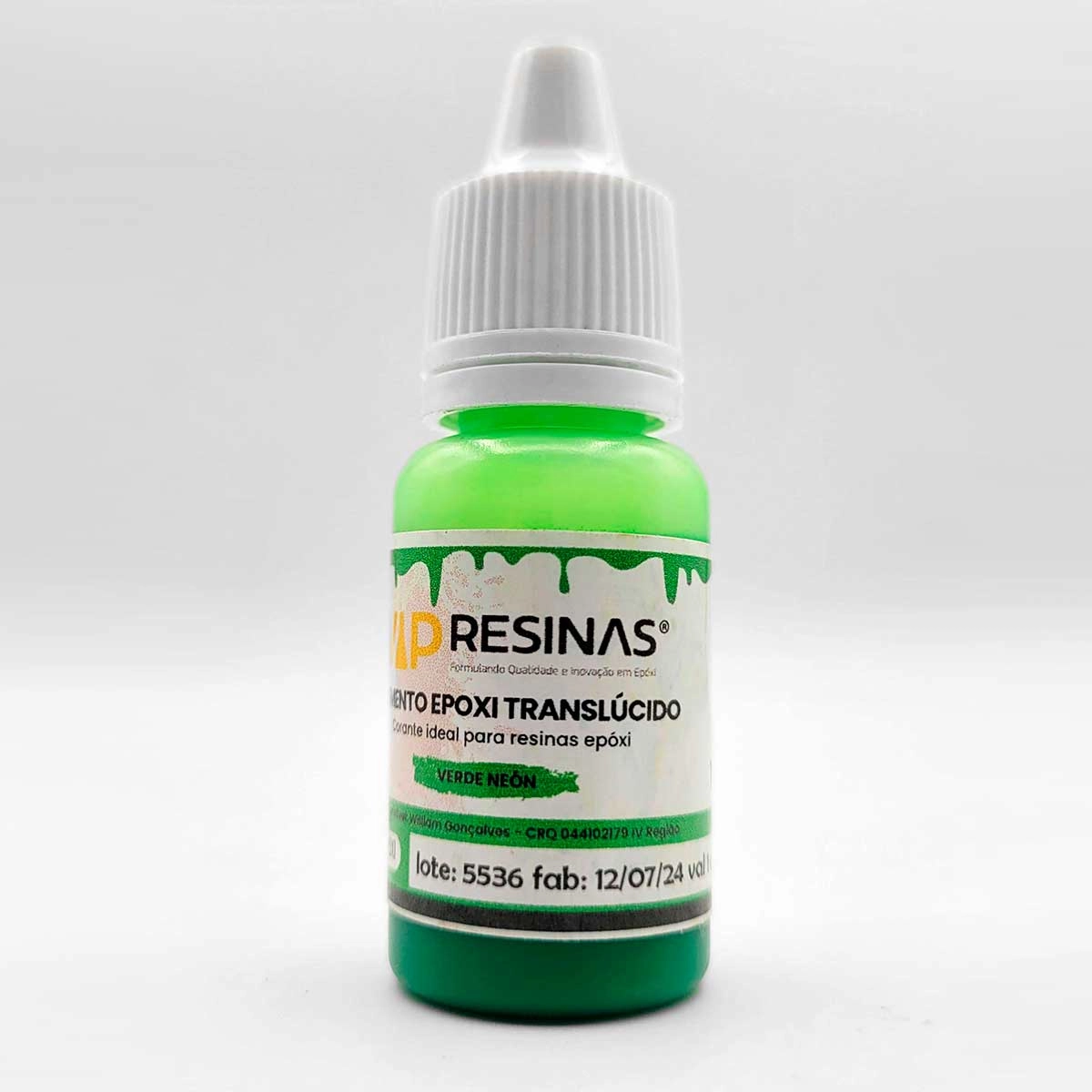 Pigmento Epóxi Translúcido Neon 10g Cores Avulsas VipResinas