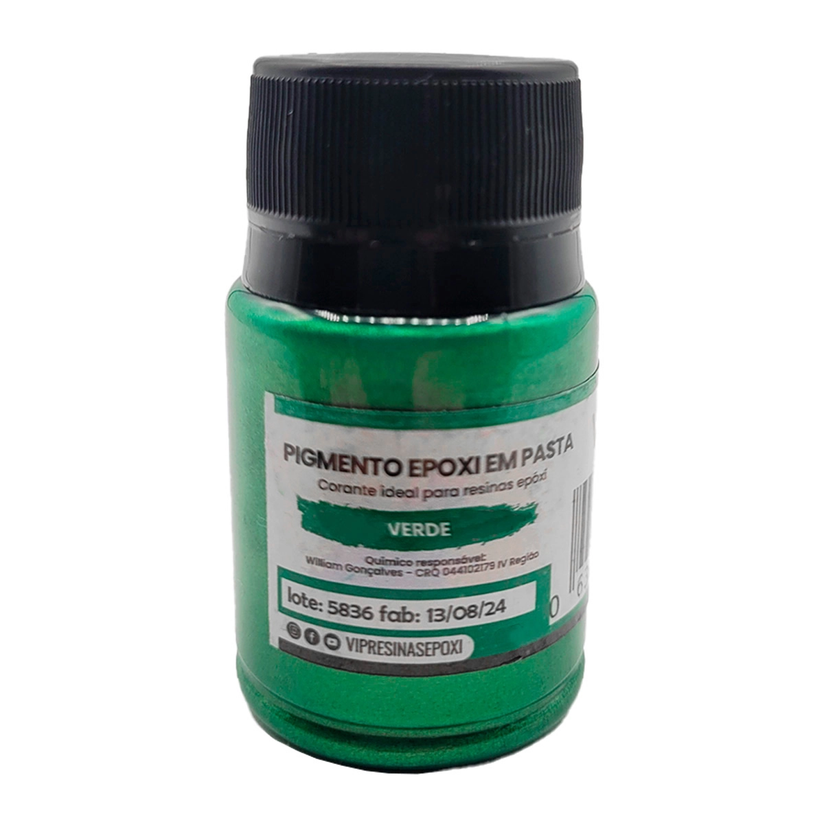 Pigmento Epóxi P/Resina Pasta Cores Sólidas 50g Vip Resinas