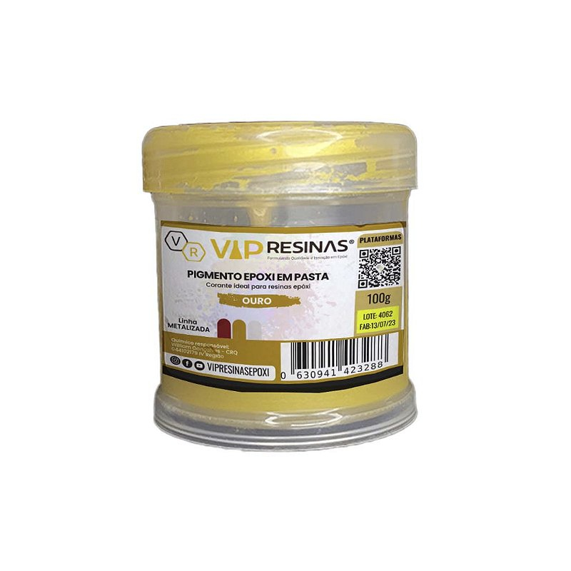 Kit 3 Pigmento Epóxi P/Resina 25g Cor Metalizada Vipresina Kit 3 Pigmento Epóxi P/Resina 25g Cor Metalizada Vipresina