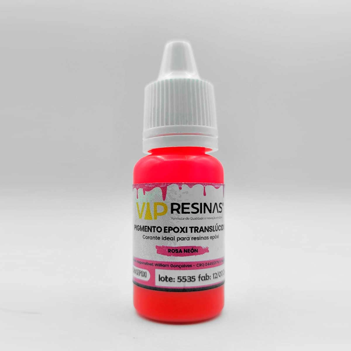 Pigmento Epóxi Translúcido Neon 10g Cores Avulsas VipResinas